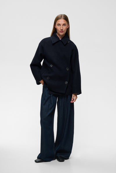 ZORAHIW SHORT DB COAT Marine Blue - 300005 - 30112649 Thumbnail