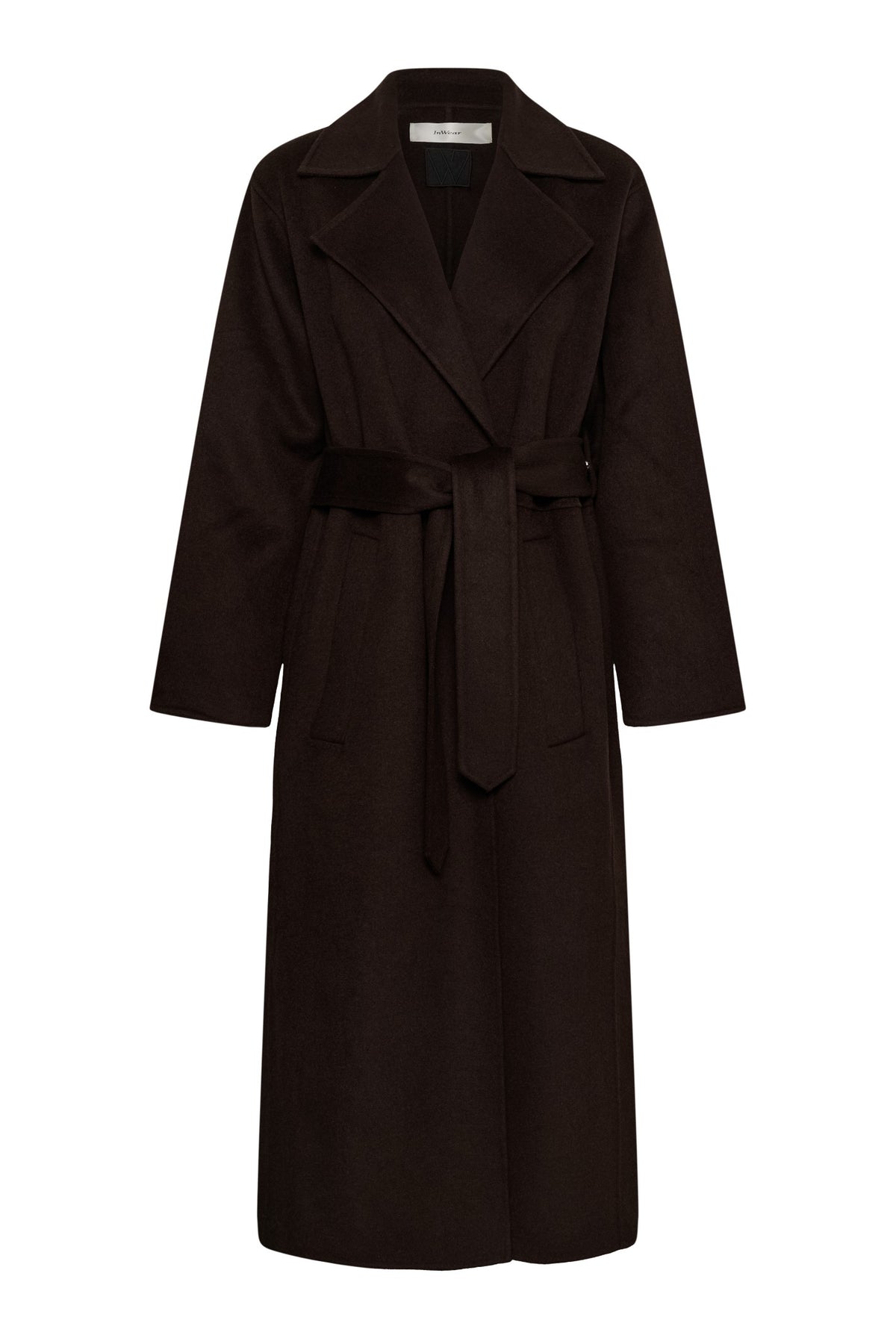 ZILLAIW LONG COAT Chocolate Brown - 191109 - 30112654