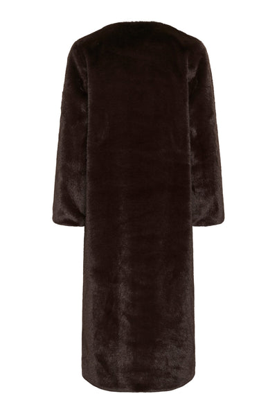 ZABELLEIW LONG COAT Chocolate Brown - 191109 - 30112658 Thumbnail