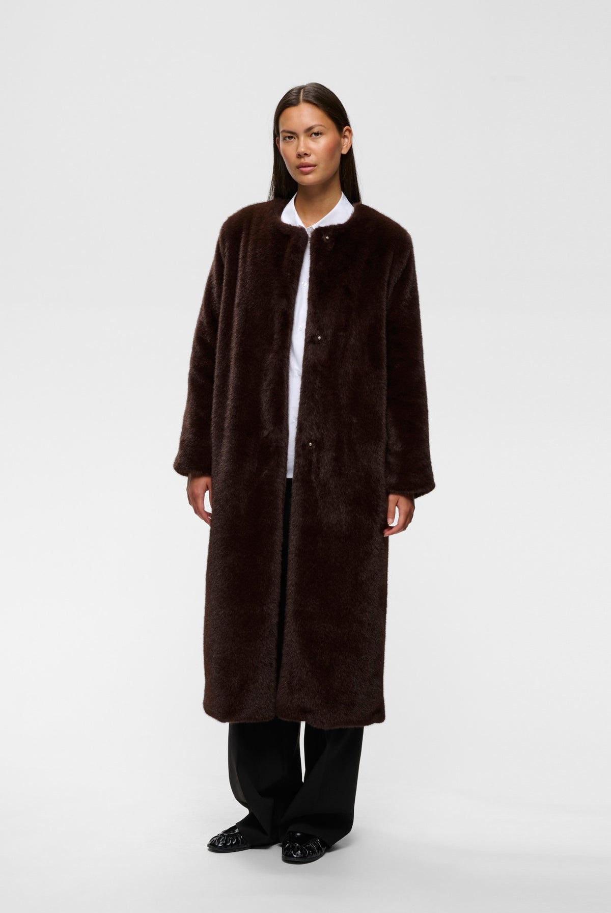 ZABELLEIW LONG COAT Chocolate Brown - 191109 - 30112658