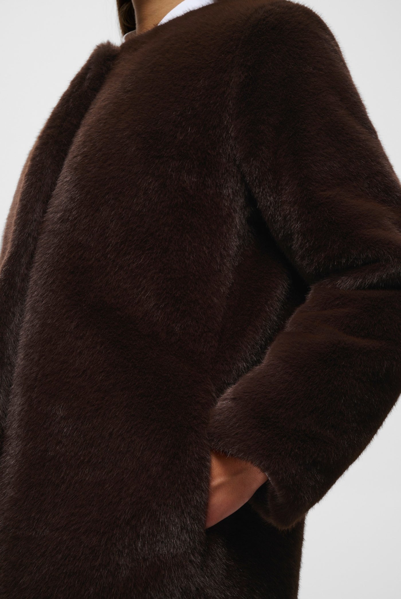 ZABELLEIW LONG COAT Chocolate Brown - 191109 - 30112658