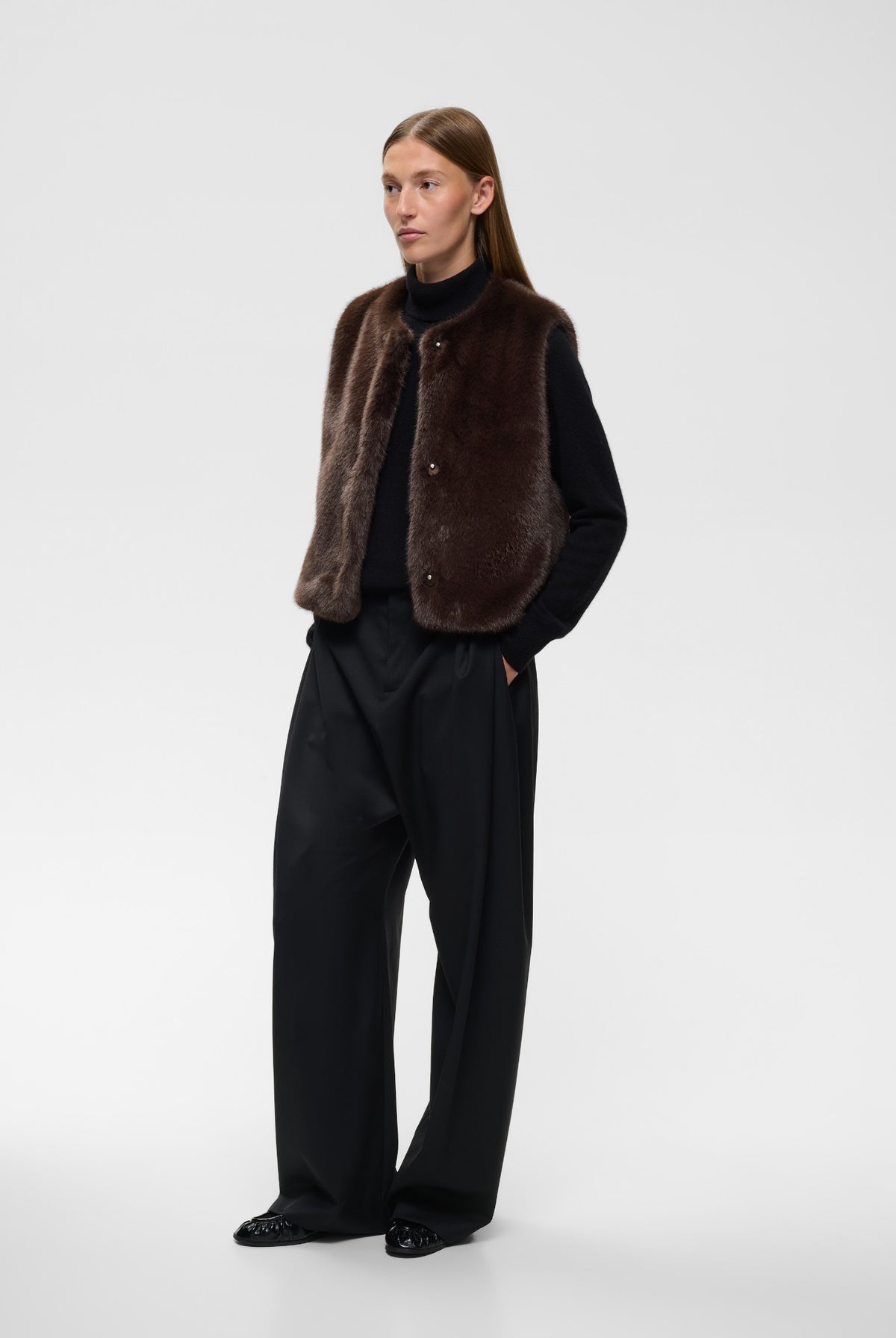 ZABELLEIW WAISTCOAT Chocolate Brown - 191109 - 30112659
