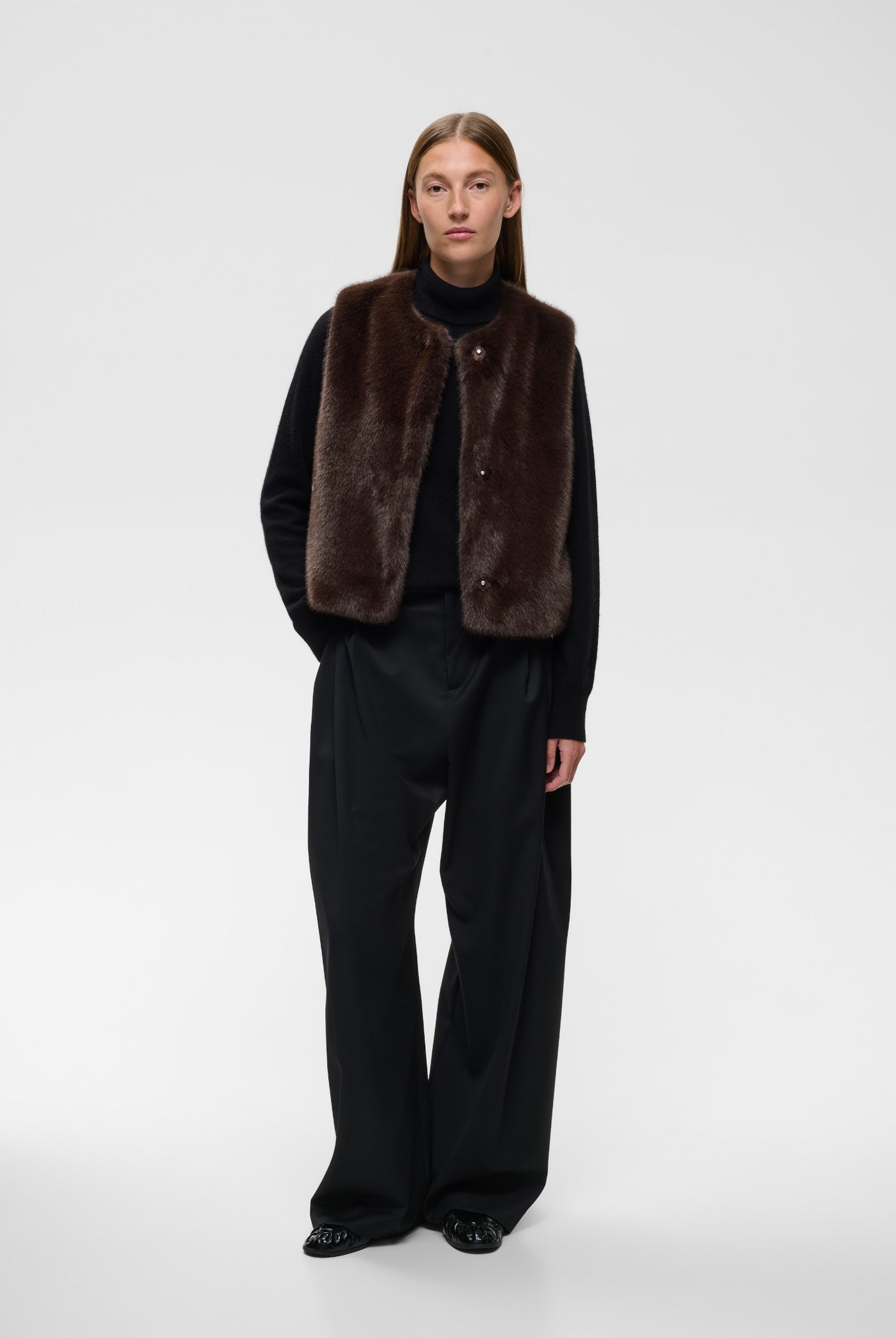 ZABELLEIW WAISTCOAT Chocolate Brown - 191109 - 30112659