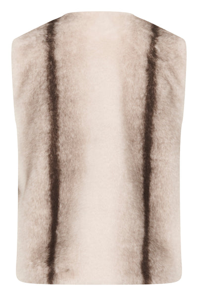 ZABELLEIW WAISTCOAT FAUX FUR STRIPE - 900009172 - 30112659 Thumbnail