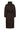 ZINNAHIW COCOON COAT Chocolate Brown - 191109 - 30112661