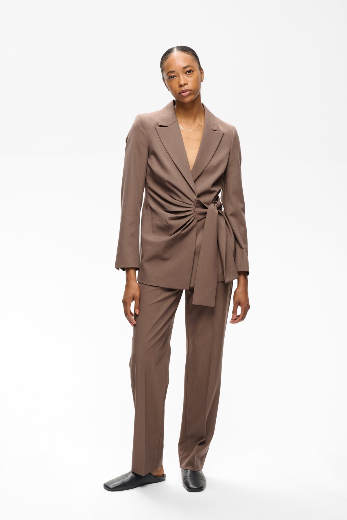 QUITIW TAPERED PANT Coffee Quartz Melange - 181307 - 30112668