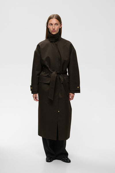 HUNTERYIW COAT Chocolate Brown - 191109 - 30112706 Thumbnail