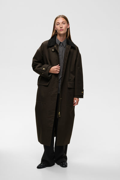 HUNTERYIW COAT Chocolate Brown - 191109 - 30112706 Thumbnail