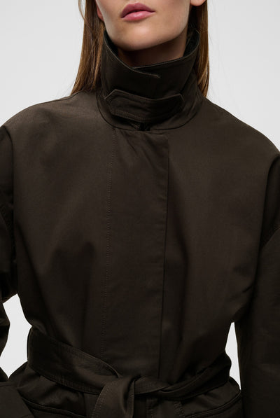 HUNTERYIW COAT Chocolate Brown - 191109 - 30112706 Thumbnail