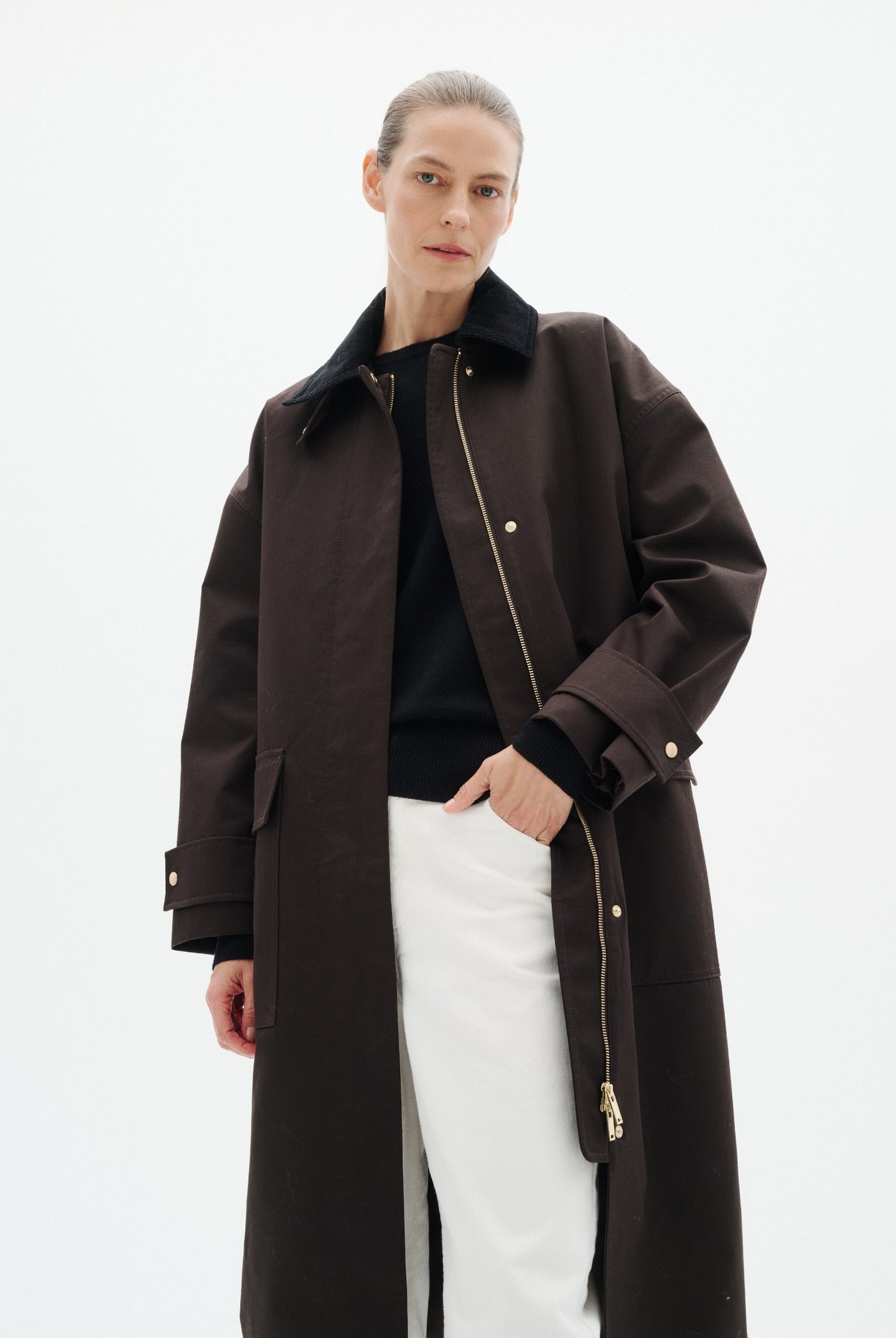 HUNTERYIW COAT Chocolate Brown - 191109 - 30112706
