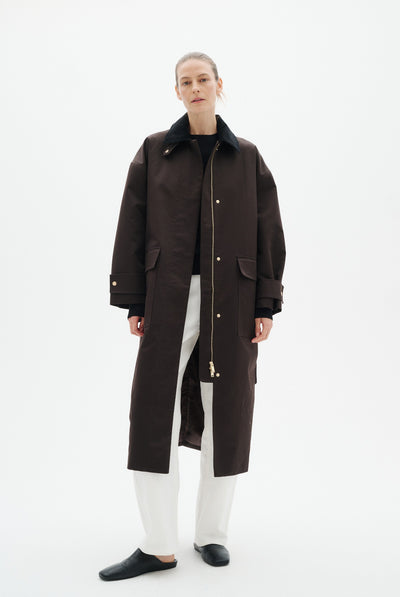 HUNTERYIW COAT Chocolate Brown - 191109 - 30112706 Thumbnail