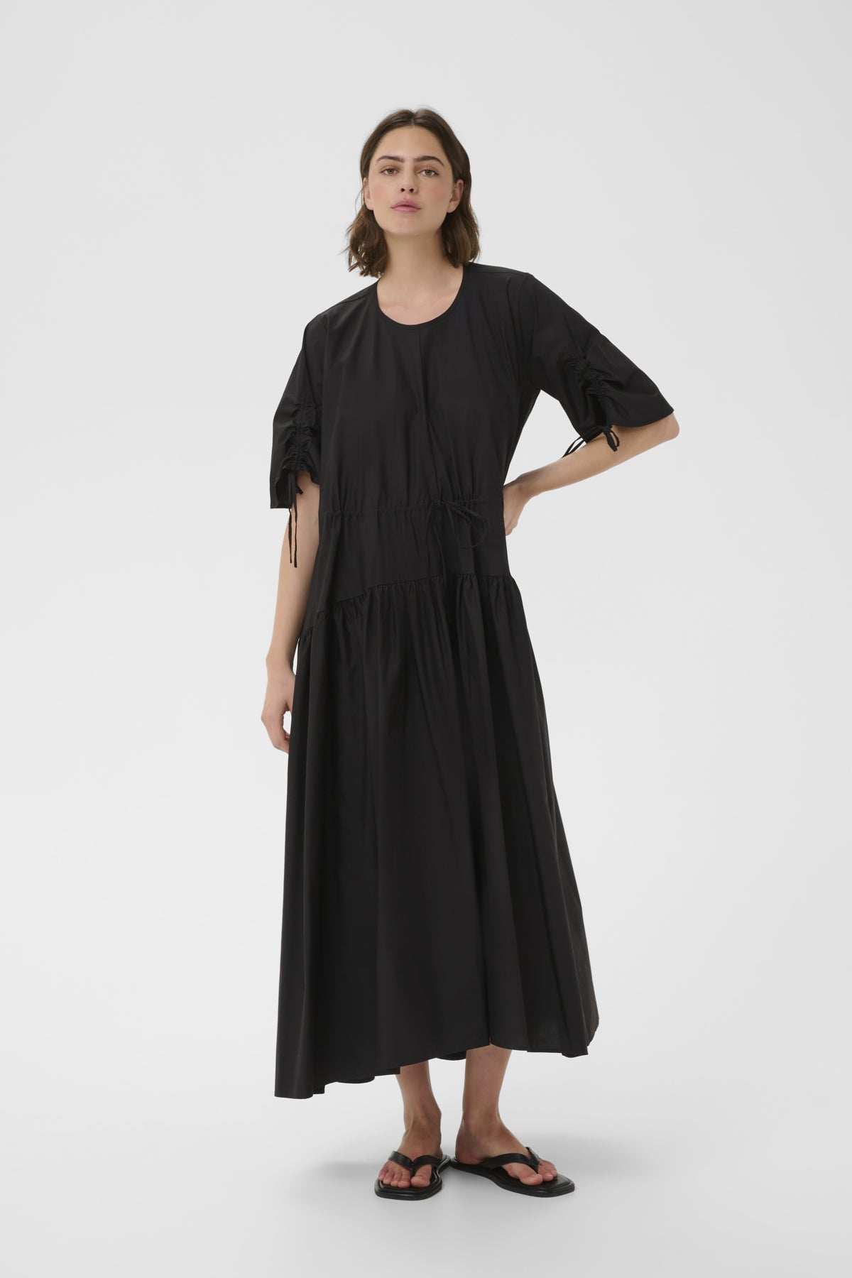 HAZEIW A-LINE  DRESS Black - 194008 - 30112713