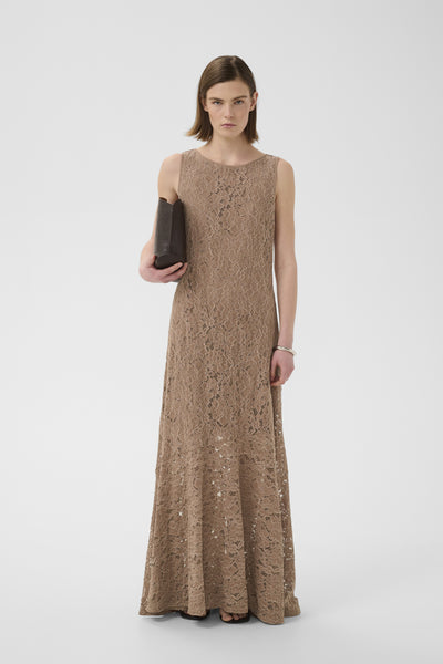 HAVANNAIW LONG DRESS CHOCOLATE MALT - 181324 - 30112728 Thumbnail