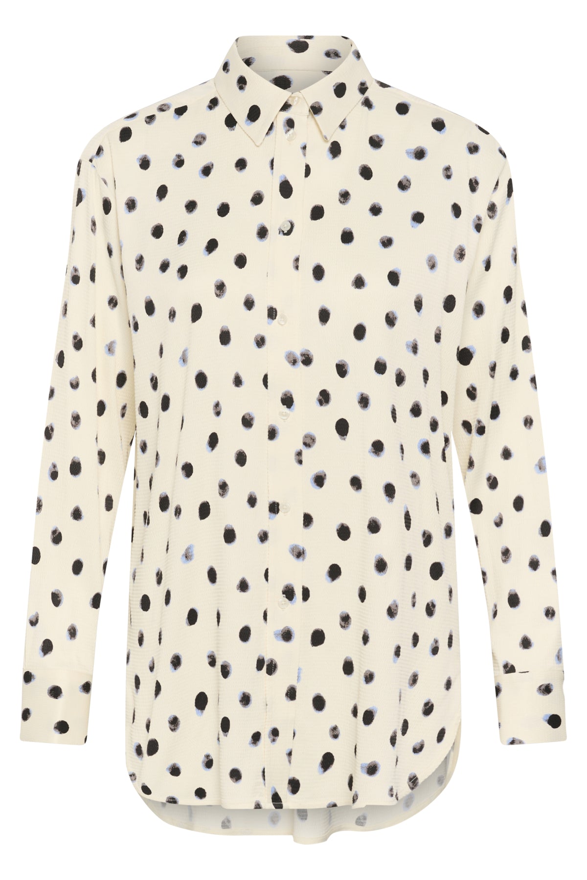 HENRIIW SHIRT VANILLA BRUSH DOT - 900009019 - 30112736