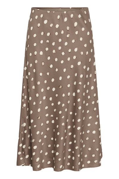 HENRIIW SKIRT BROWN BRUSH DOT - 900009020 - 30112737 Thumbnail