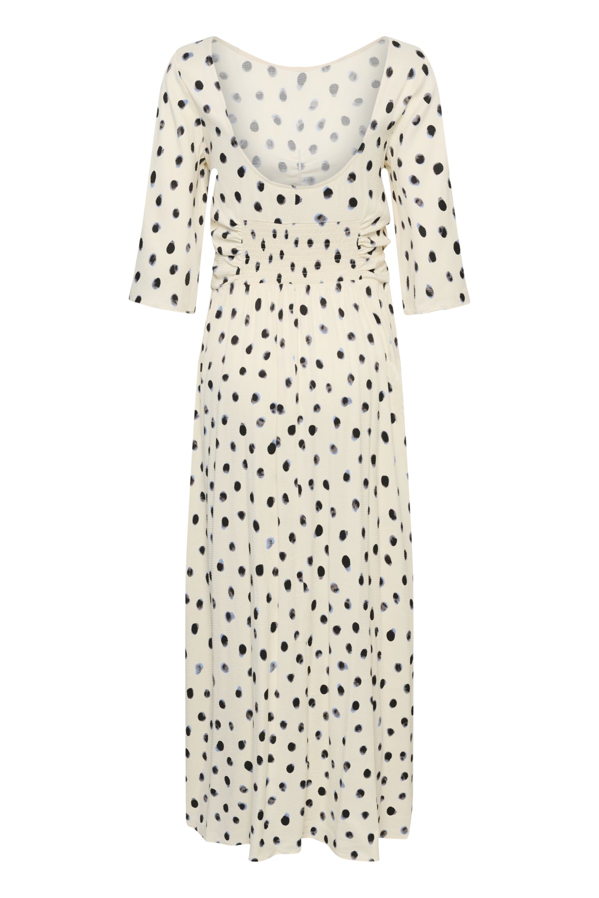 HENRIIW DRESS VANILLA BRUSH DOT - 900009019 - 30112738