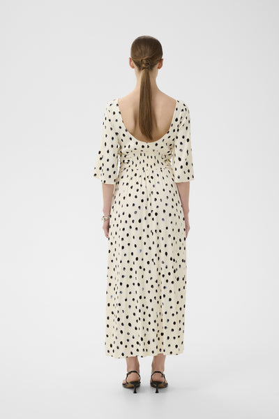 HENRIIW DRESS VANILLA BRUSH DOT - 900009019 - 30112738 Thumbnail
