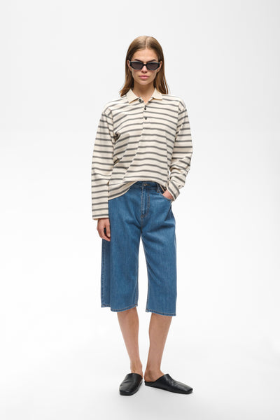 GLENNIW CULOTTE JEANS Faded Blue - 174021 - 30112752 Thumbnail