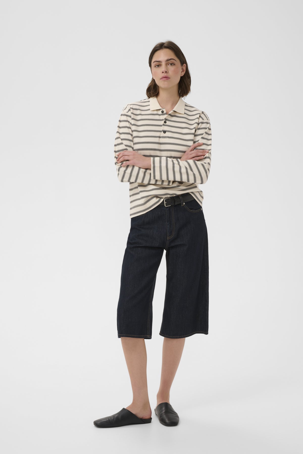 GLENNIW CULOTTE JEANS Dark Denim - 194118 - 30112752