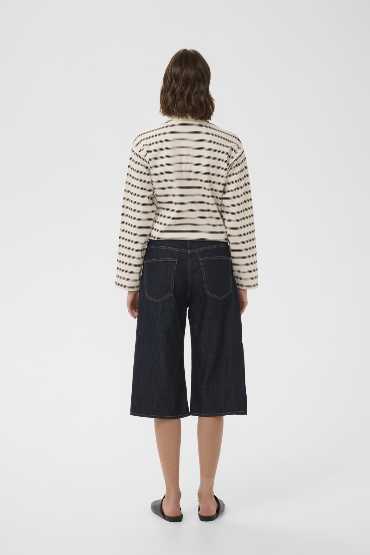GLENNIW CULOTTE JEANS Dark Denim - 194118 - 30112752