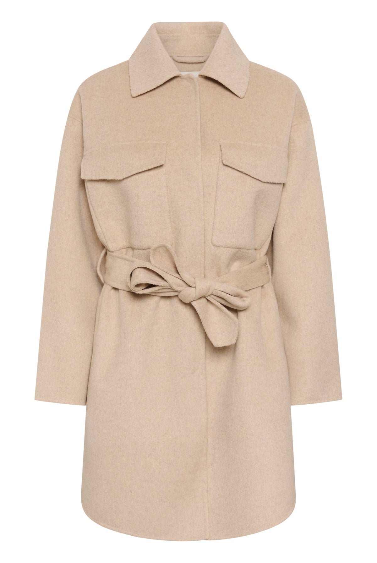 ZILLAIW SHIRT COAT French Nougat - 300002 - 30112755