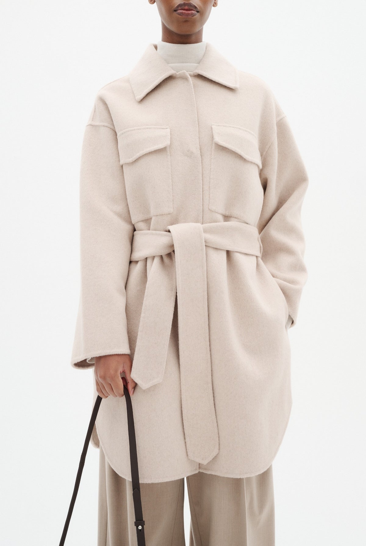 ZILLAIW SHIRT COAT French Nougat - 300002 - 30112755