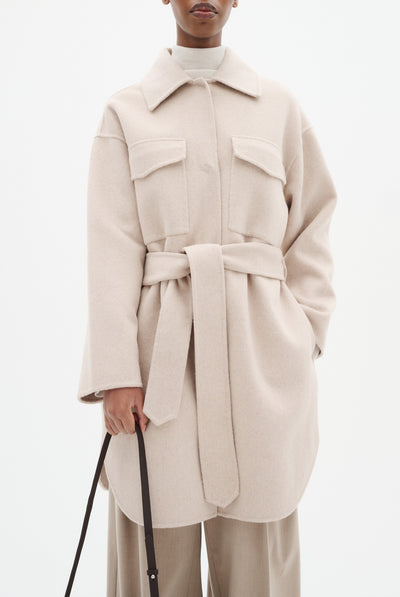 ZILLAIW SHIRT COAT French Nougat - 300002 - 30112755 Thumbnail