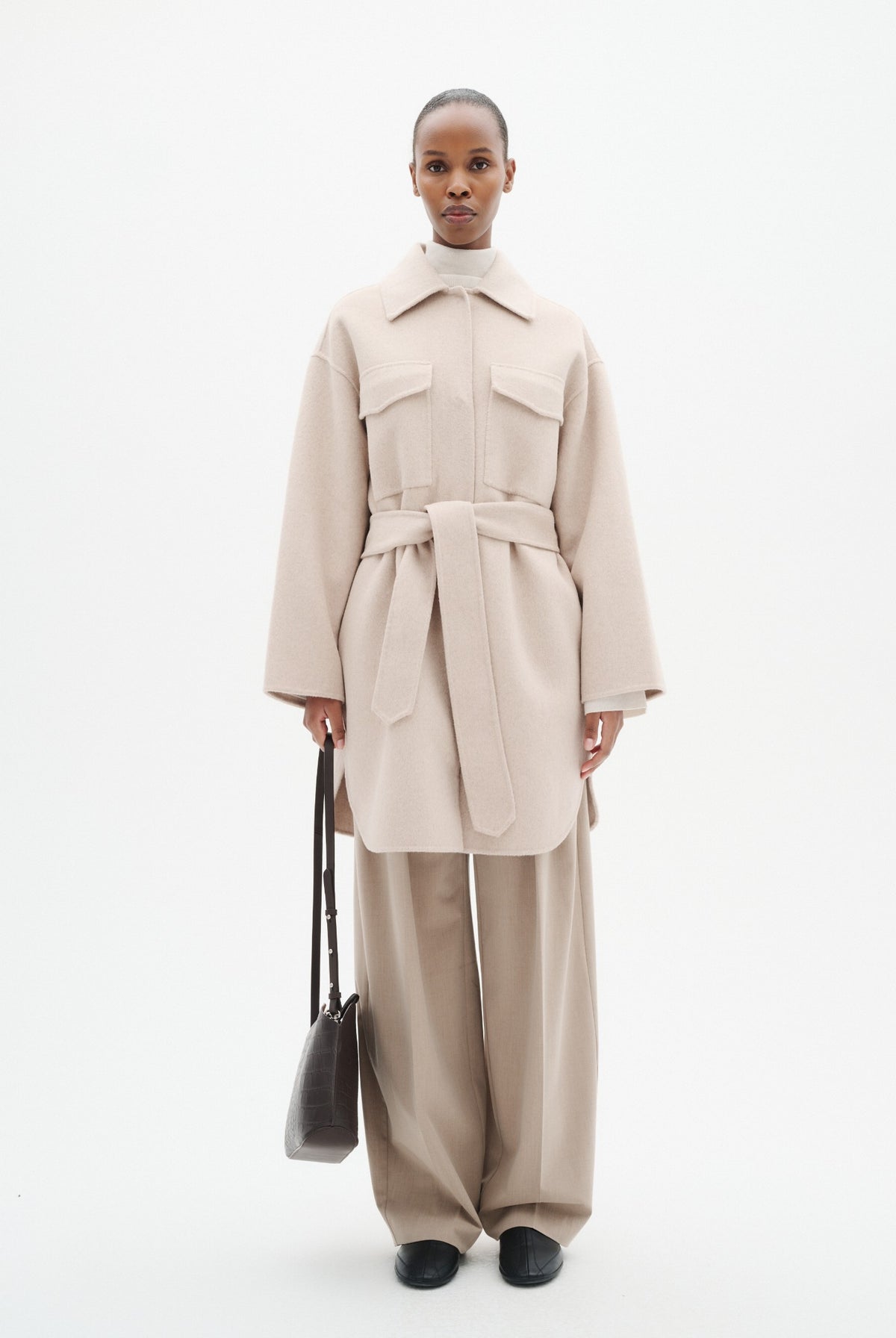 ZILLAIW SHIRT COAT French Nougat - 300002 - 30112755