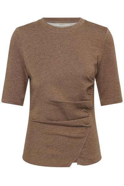 FARIIW VINCENTIW MEL TSHIRT Coffee Quartz Melange - 181307 - 30112760 Thumbnail