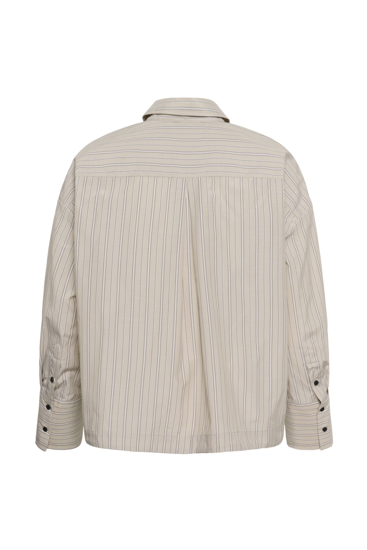 HALENIW SHORT SHIRT DOBBY STRIPE HUMMUS - 90001261 - 30112804