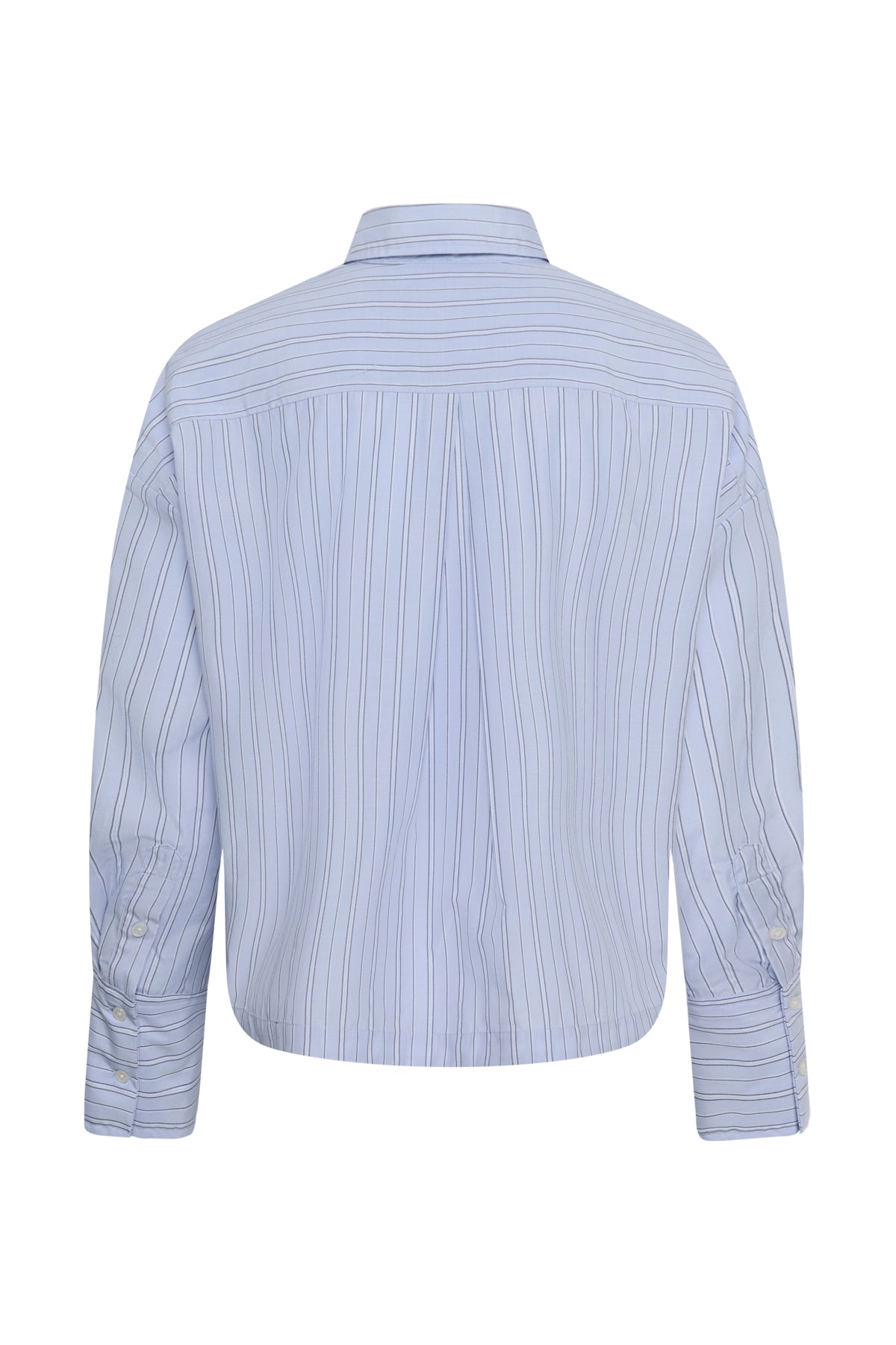 HALENIW SHORT SHIRT DOBBY STIPE BRUNNERA BLUE - 90 - 30112804