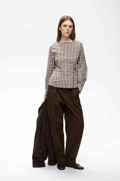 HAIKOIW TINIKKA PANTS Chocolate Brown - 191109 - 30112810 Thumbnail
