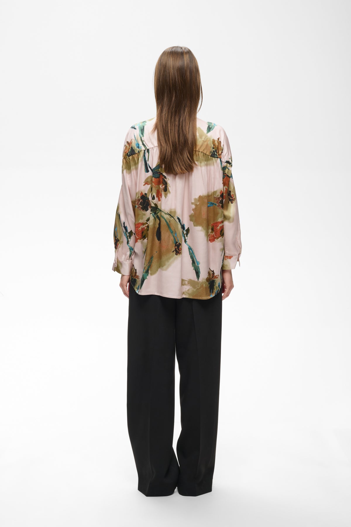 MEADOWIW BLOUSE MULTI PAINTED FLOWER - 9000130 - 30112826