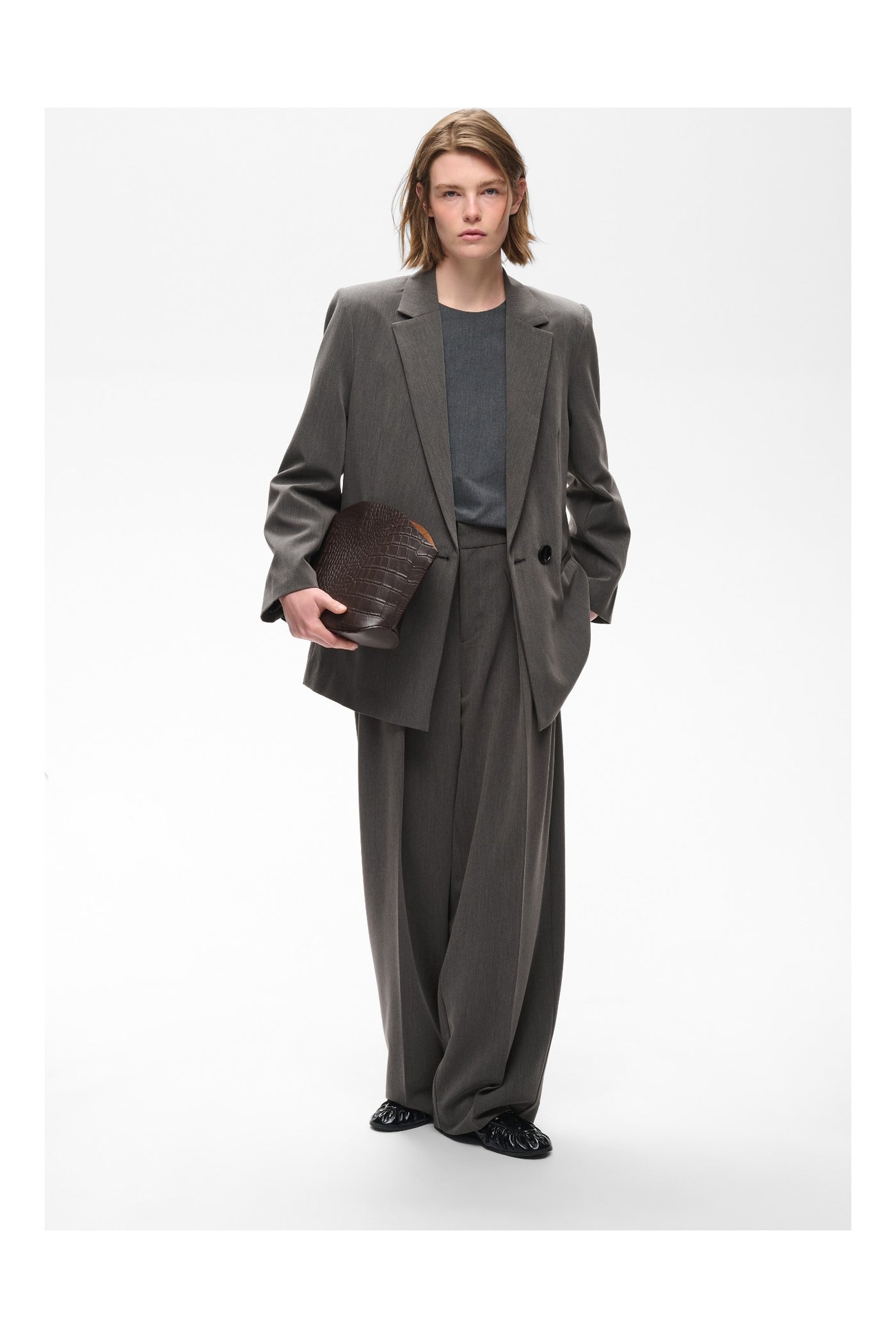 COLEIW BLAZER Chocolate Torte Melange - 1911 - 30112885