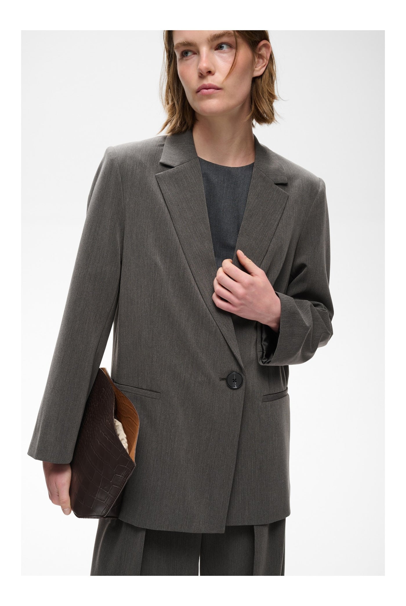 COLEIW BLAZER Chocolate Torte Melange - 1911 - 30112885
