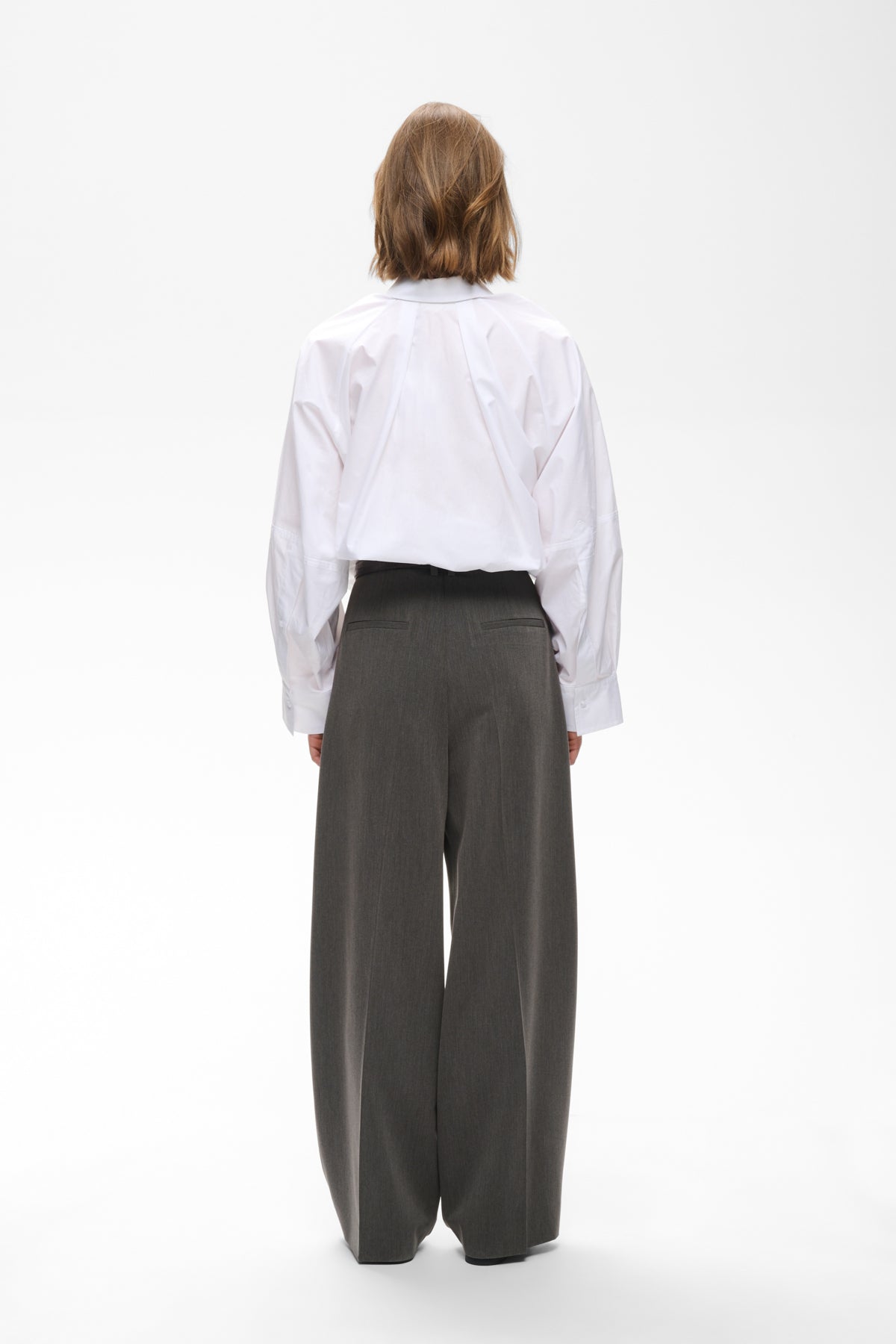 COLEIW WIDE PANT Chocolate Torte Melange - 1911 - 30112886