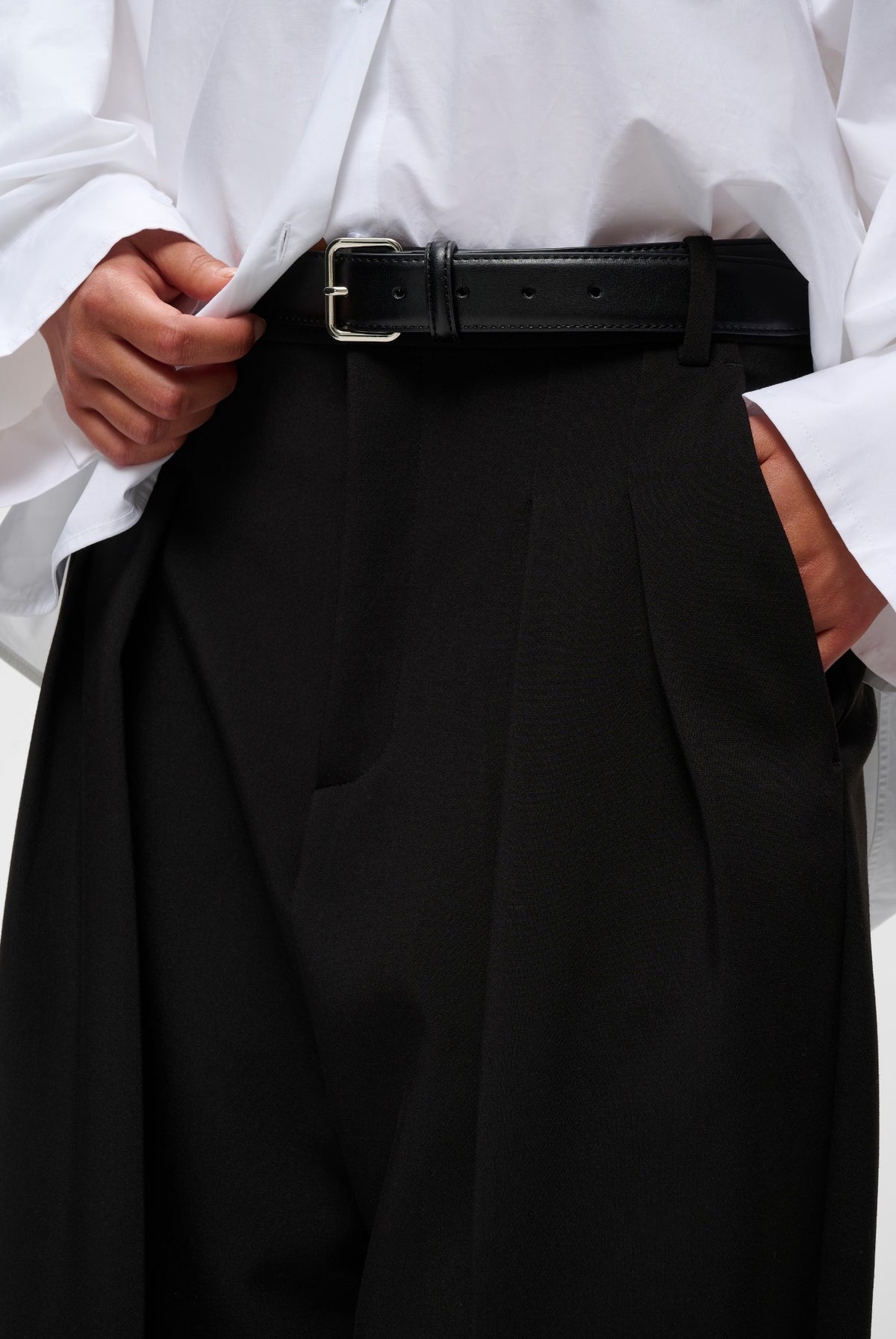 CASSIEHIW BARREL PANT Black - 194008 - 30112901
