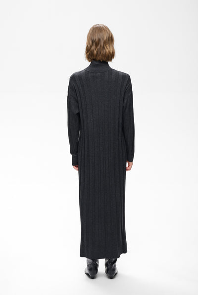 TESSIW KELLSIE DRESS Dark Grey Melange - 300596 - 30112927 Thumbnail
