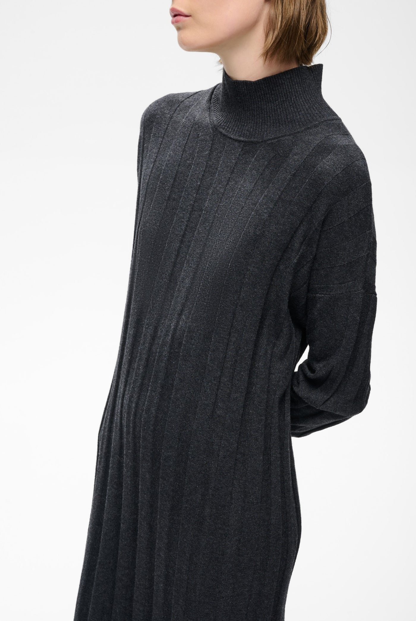 TESSIW KELLSIE DRESS Dark Grey Melange - 300596 - 30112927