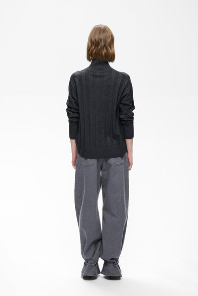 TESSIW KELLSIE PULLOVER Dark Grey Melange - 300596 - 30112928 Thumbnail
