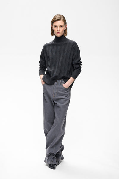 TESSIW KELLSIE PULLOVER Dark Grey Melange - 300596 - 30112928 Thumbnail