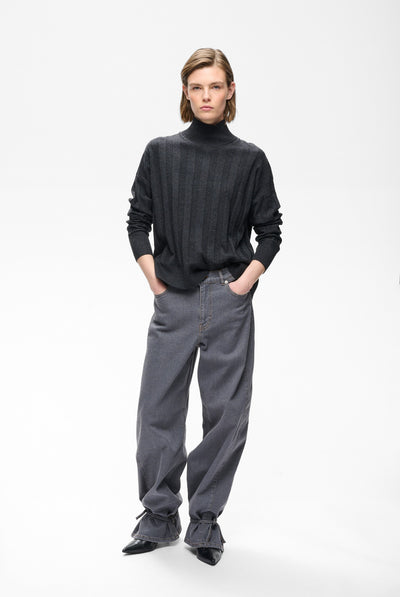 TESSIW KELLSIE PULLOVER Dark Grey Melange - 300596 - 30112928 Thumbnail