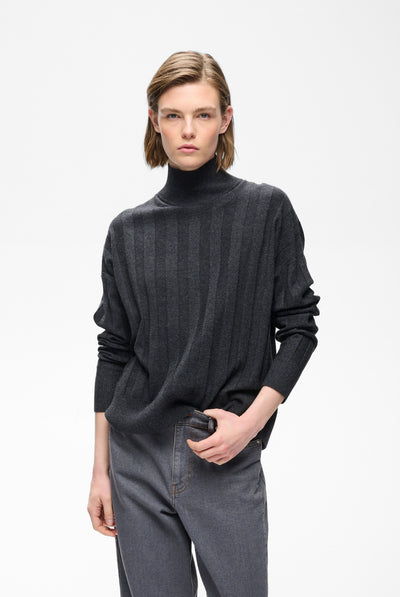 TESSIW KELLSIE PULLOVER Dark Grey Melange - 300596 - 30112928 Thumbnail