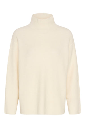 GUNAIW HIGHNECK PEARLED IVORY MELANGE - 110907 - 30112930
