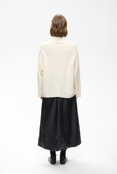 GUNAIW HIGHNECK PEARLED IVORY MELANGE - 110907 - 30112930 Thumbnail