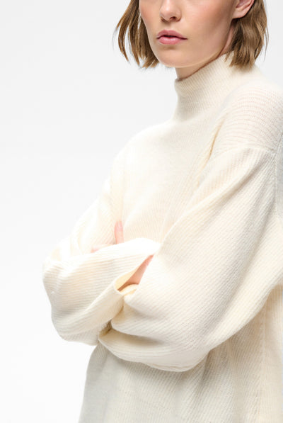 GUNAIW HIGHNECK PEARLED IVORY MELANGE - 110907 - 30112930 Thumbnail