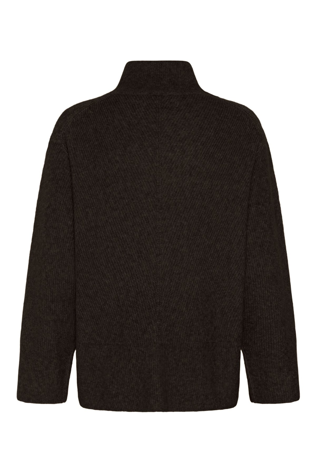 GUNAIW HIGHNECK Chocolate Brown Melange - 1911 - 30112930