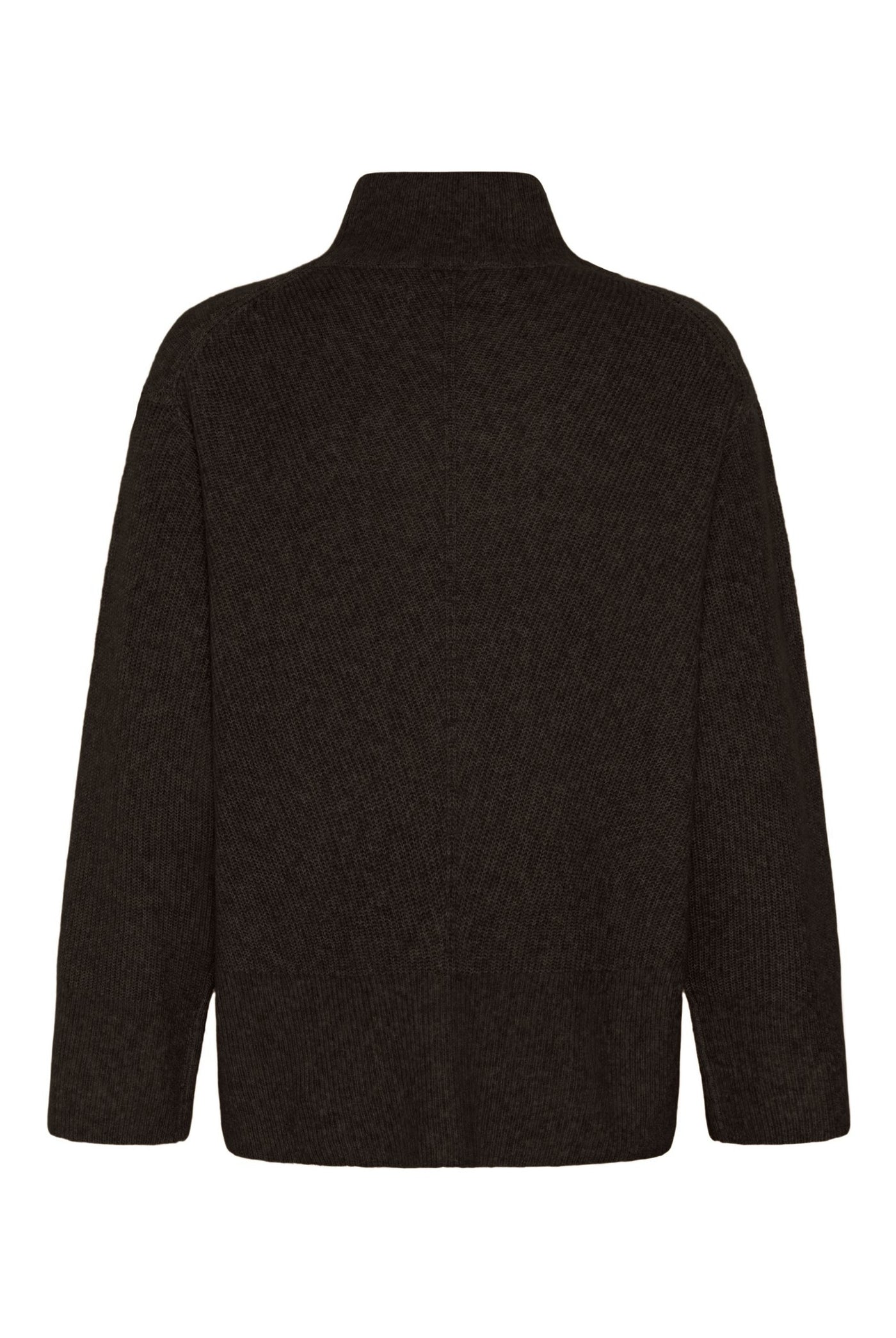 GUNAIW HIGHNECK Chocolate Brown Melange - 1911 - 30112930