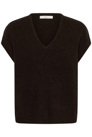 GUNAIW TOP Chocolate Brown Melange - 1911 - 30112931