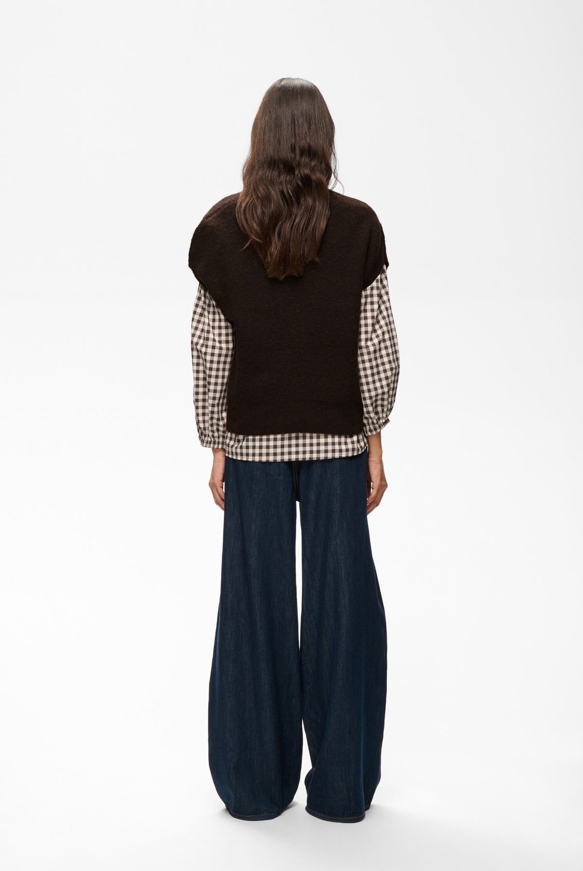 GUNAIW TOP Chocolate Brown Melange - 1911 - 30112931